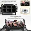 55832-99dbd3.jpg Makeup Brush Holder Backpack Makeup Artist Travel Case Clear Waterproof Cosmetic Organizer Bag With Adjustable Strap And Divider