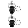 2pcs Floor Jack Caster Wheels Replacement Floor Jack Wheels Metal Jack Wheel for 2 Ton Jack 1