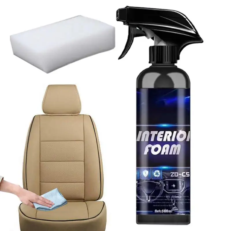 

Car Detailing Interior Cleaner Multifunctional Cleaning Foam Effective Car Cleaning Foam Deep Cleaning Spray Auto accessories