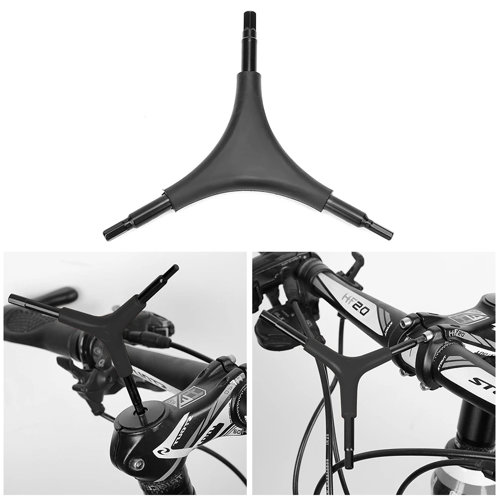 MTB Bicycle Steel 3 Way Hexagonal Wrench Multifunctional Maintenance