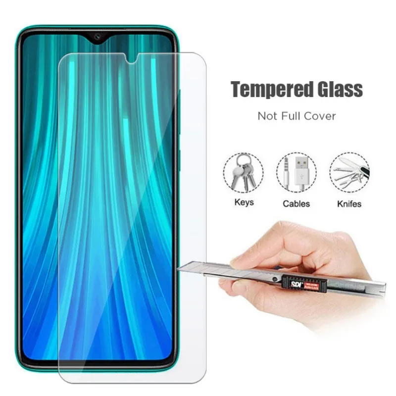 2Pcs HD Hardness Tempered Glass for Redmi Note 8T 8 7 6 5 Pro Screen Protector for Redmi Note 5A Prime 4X 4 Front Glass