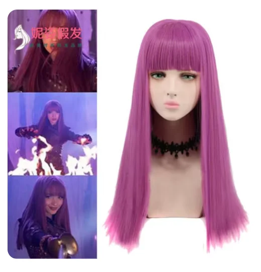 Kids D-Descendants 3 Mal Cosplay Costume Girls Evie Children Fantasia Christmas Clothes Wig Birthday Party Halloween Fancy Dress cosplay costume