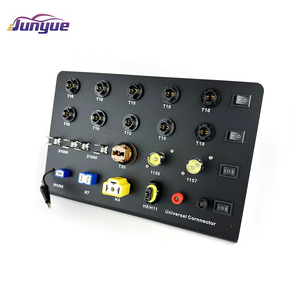 110V-265V 12V 테스트 보드 자동차 헤드 라이트 HID 크세논 LED 전구, T10 W5W 페스툰 C5W T20 7443 H1 H3 H7 H4 9005 테스터
