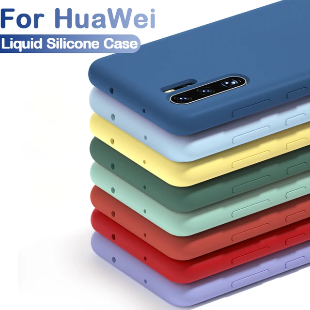 Luxury Liquid Silicone Phone Case for HUAWEI P Series