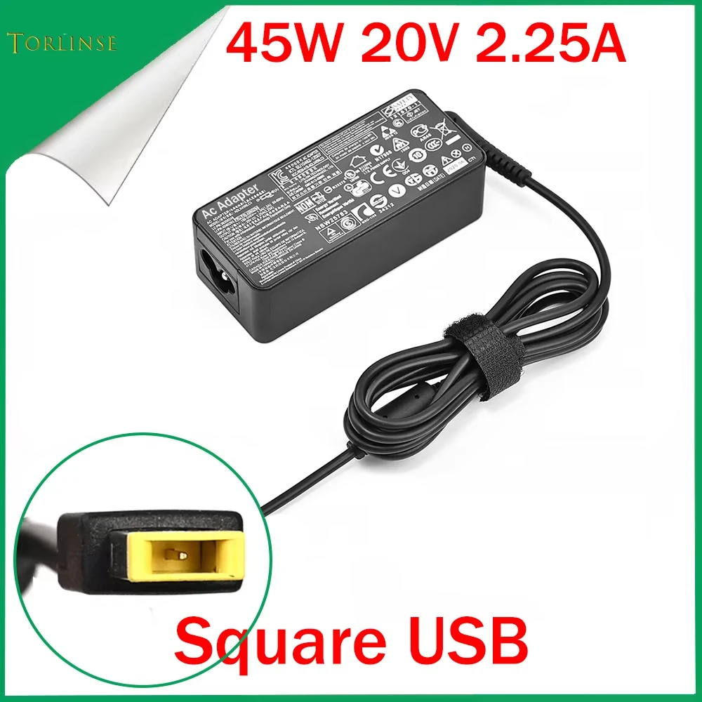 PFMY Laptop Lader Voeding Oplader Oplaadkabel Notebook Charger voor Lenovo thinkPad G40 G45 G50 G70 B50 E540 E560 E570 L540 L560 T450 T460 G500 G700 ADLX65NCC3A ADLX90NLC3A 20V 4.5A 90W AC Adapter