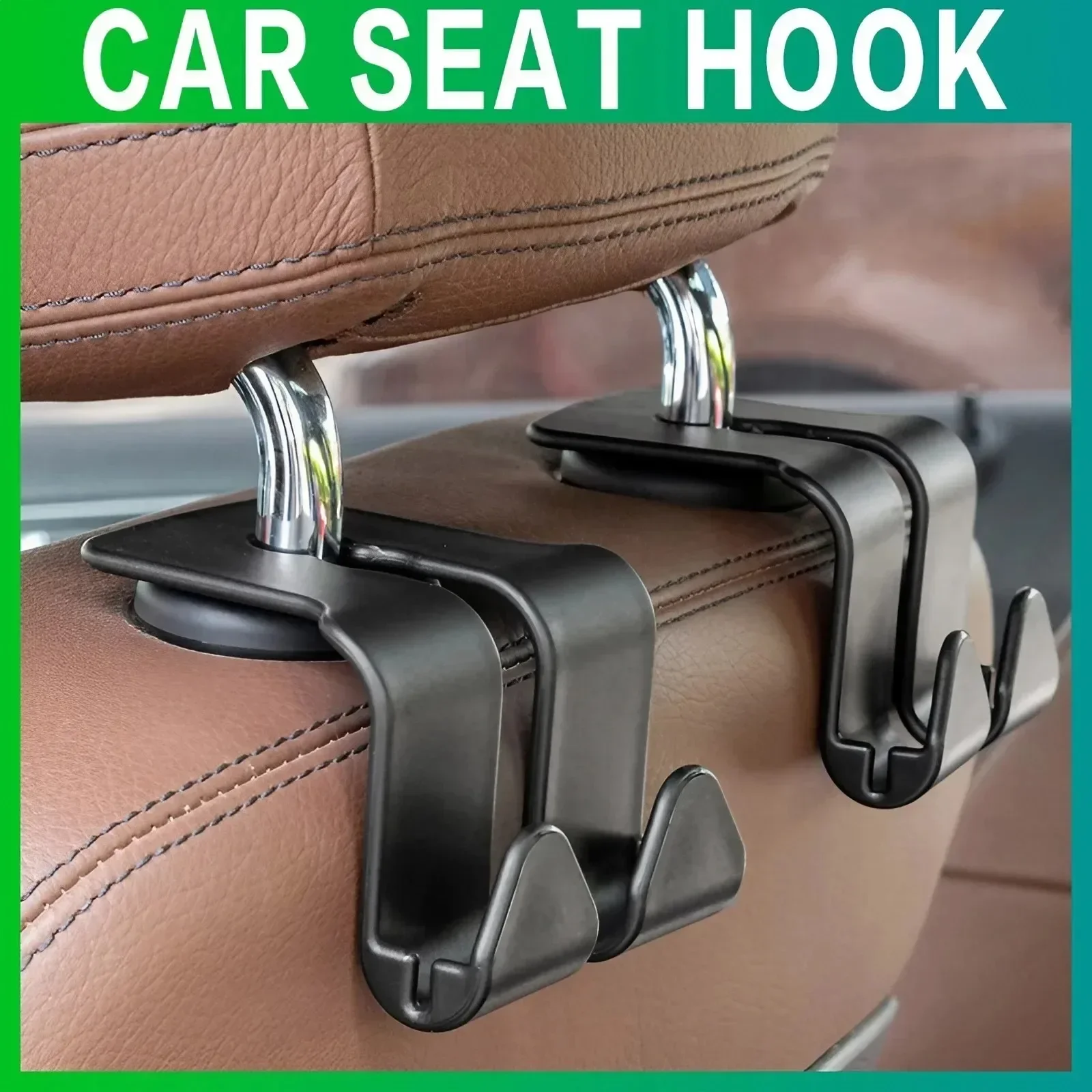 Back Seat Headrest Hook Organizer 1