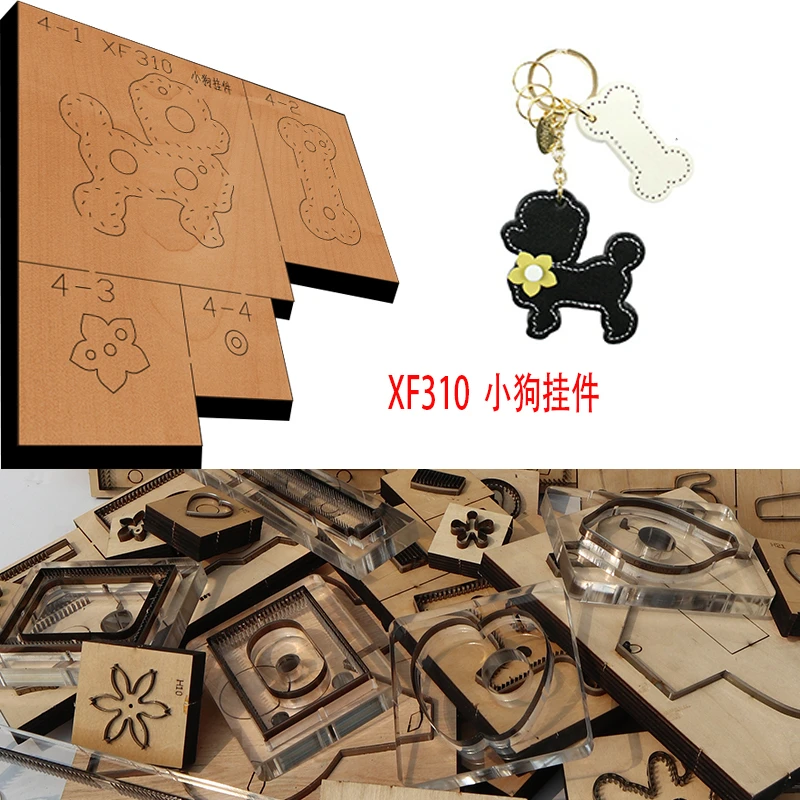 

Новинка, японское стальное лезвие, деревянная форма, длинный стильный кошелек, кожаный ремесло, перфоратор, ручной инструмент, нож для резки, форма XF310