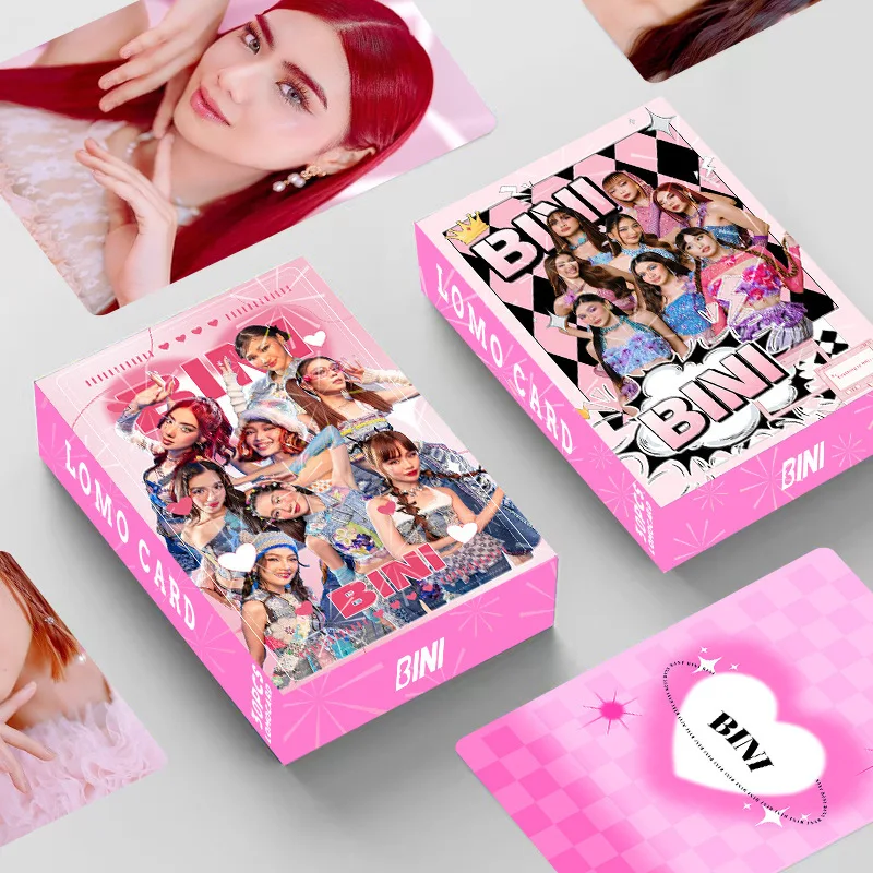 Girl Group BINI Lomo Card Aiah Mikha Colet Philippine Star Mini Postcard HD Photo Card Cosplay Gift 30 Pcs/Set
