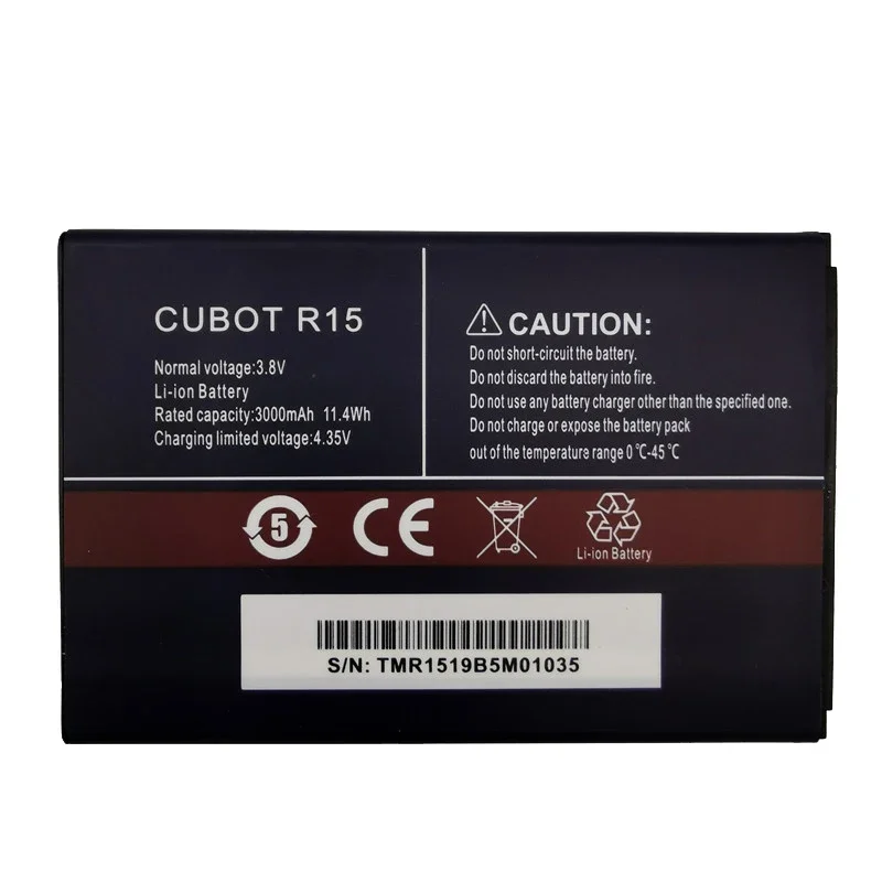 Batteria di ricambio originale al 100% per CUBOT R15, 3000mAh, per cellulari CUBOT R15, anno 2026 - Image 2