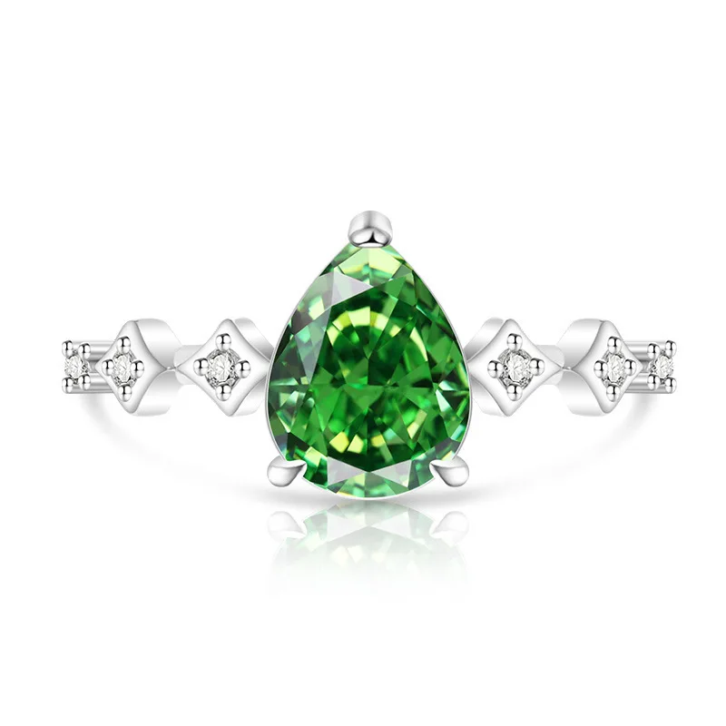 Elegant Adjustable 925 Silver Gemstone Ring for Women – Perfect for Any Occasion