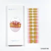 22Tips Semi-Cured Gel Nail Patch Slider Adhesive Waterproof Long Lasting Aurora Full Cover Gel Nail Sticker UV Lamp Needed 5