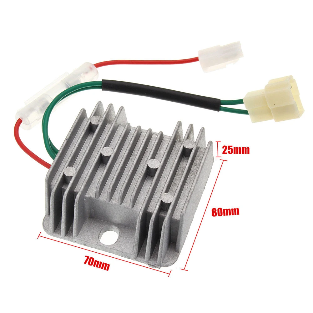 3-4 Wire 12V 178F 186F Generator Adjuster Stabilizer AVR Automatic Voltage Regulator For KDE3500 KDE5000 KDE6500 KDE6700 car generator regulator