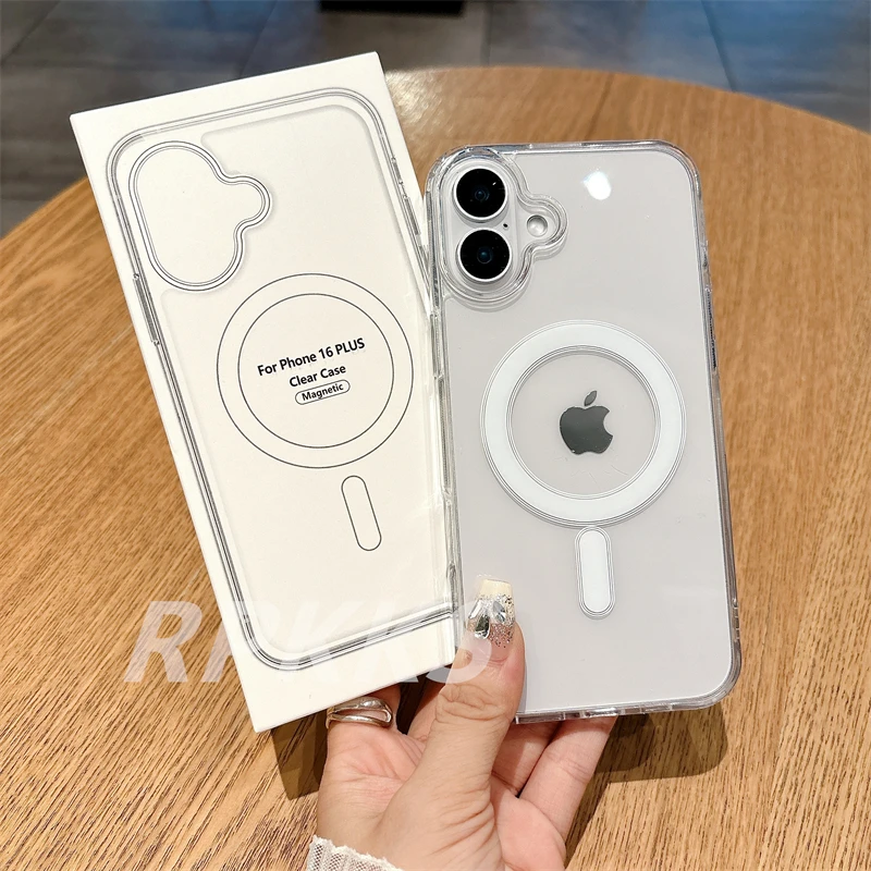 Luxury Wireless Charging Case with MagSafe Magnetic Shockproof Protection