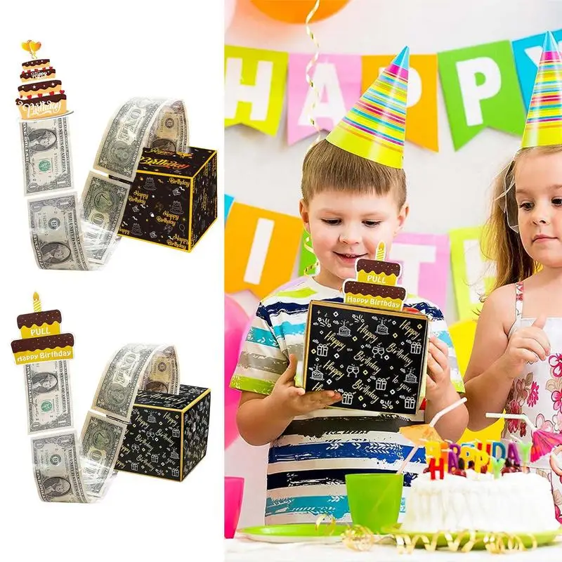 

Birthday Surprise Money Box Portable Fun Birthday Gift Box Surprise Birthday Gift Box Multipurpose Gift For Family Friends