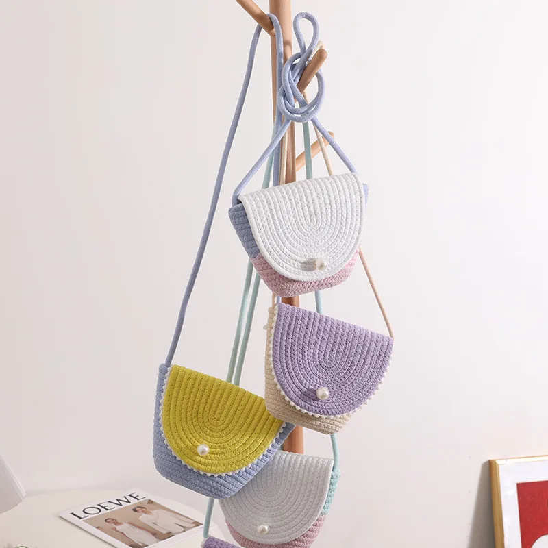 

Соломенная плетеная сумка на плечо для женщин, повседневный ранец через плечо для пляжа и путешествий, сумочка-мессенджер на лето