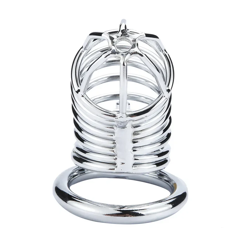 Metal Chastity Lock for Men Snake Cage CB Penis Lock Adult Toy for Abstinence Unisex Key Included Body Binding Restrain