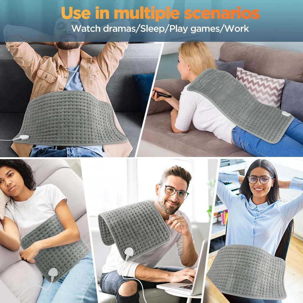 Electric Heating Pad Foot Hand Abdomen Winter Warmer Heated Blanket 10 Gears Physiotherapy Thermal Blankets Cushion For Bed Sofa 6
