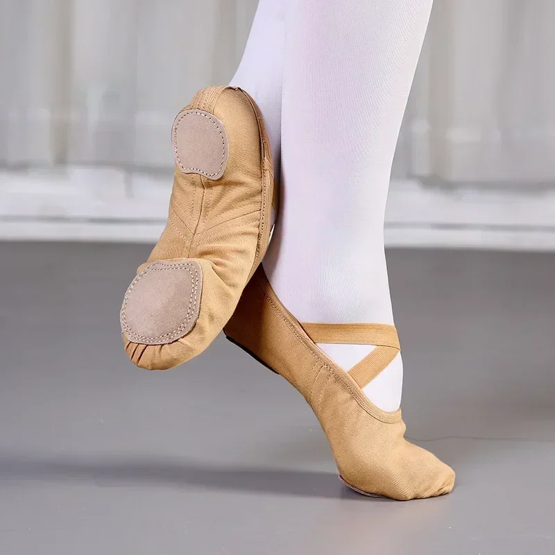 Elastic Body Shoe Fabric Dance Shoes Women's Soft Soled Exercise Shoes Yoga New Cat Claw Ballet Body