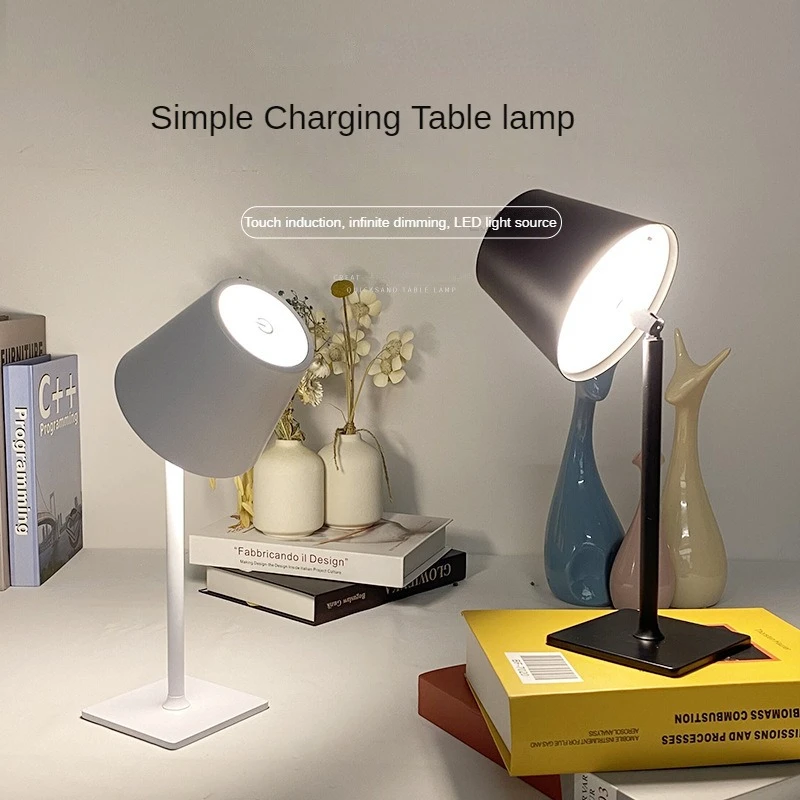 

Elf Bar Table LED Lamp Retro Lampara Mesita Noche Learning USB Rechargable Rotatable Room Decor luminaria For Home Decorations