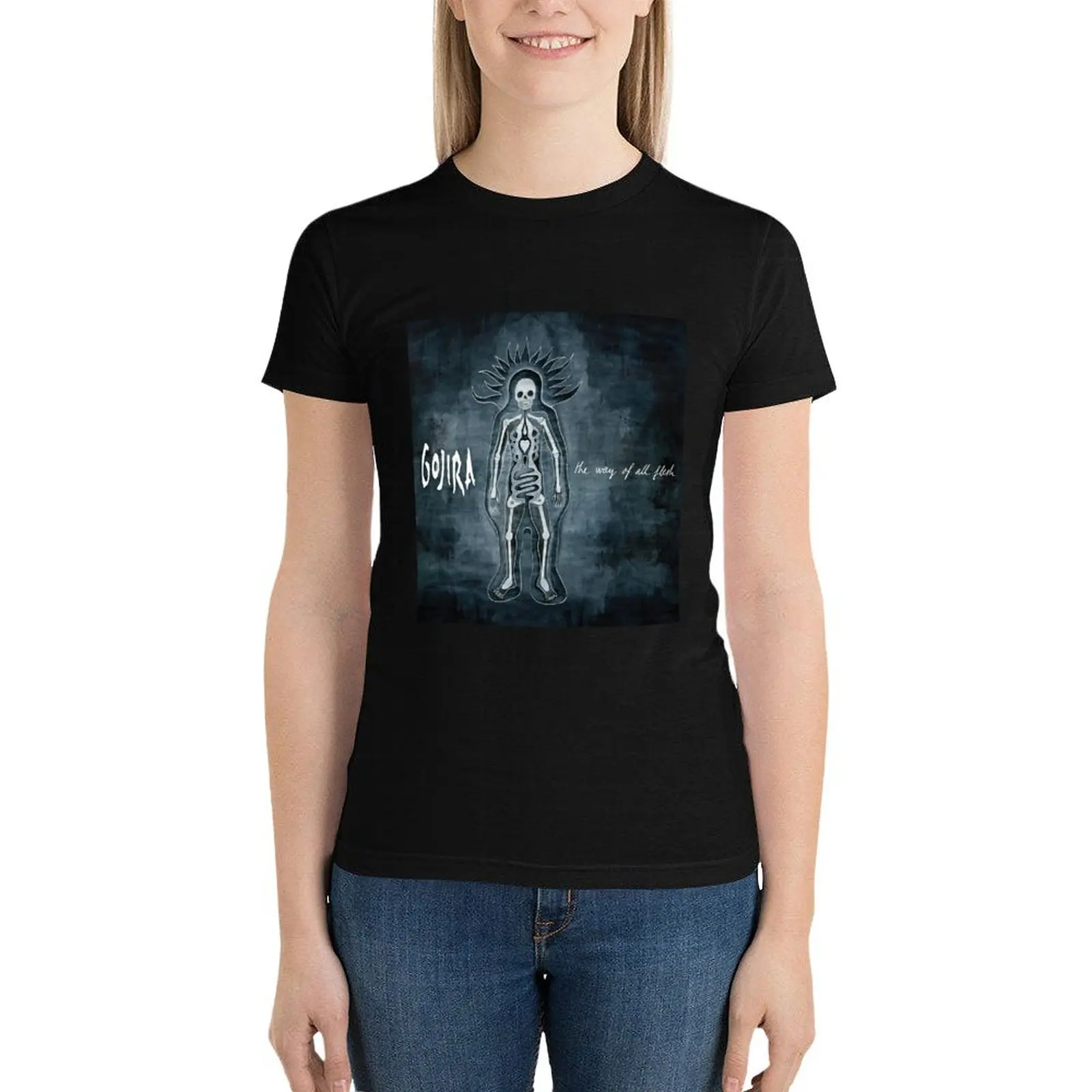 

Gojira the way of all flesh T-Shirt animal print shirt for girls summer tops summer top rock and roll t shirts for Women
