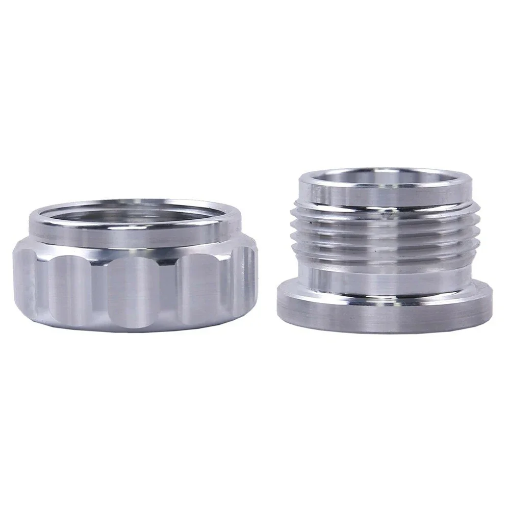 Aluminium Alloy Weld-On Filler Neck and Cap for Oil, Fuel, and Water Tanks - Silver Replacement Accessory