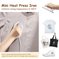 Mini Travel Iron for Clothes Dual Voltage Handle Electric Ironing Machine 30S Fast Heating Dry Wet Irons Garment Household Tools 2