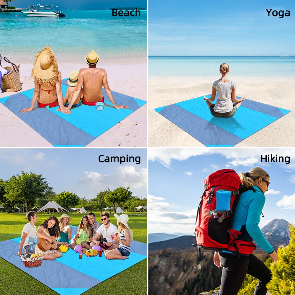 Waterproof Folding Beach Blanket 5
