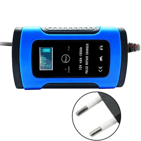 Battery Charger Digital LCD Display Full Automatic 12v Car Battery Charger Power Puls Repair Chargers Wet Dry Lead Acid