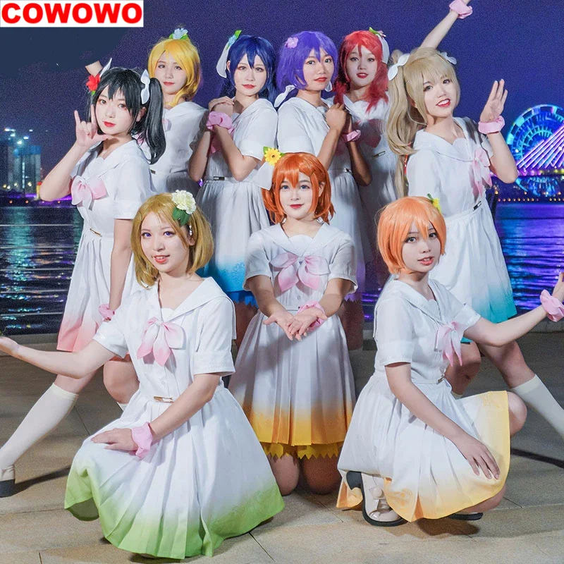 

COWOWO Anime Lovelive μ's 8th A song For You! You You! Rin Maki Umi All Members SJ Lolita Dress Uniform Cosplay Costume Women