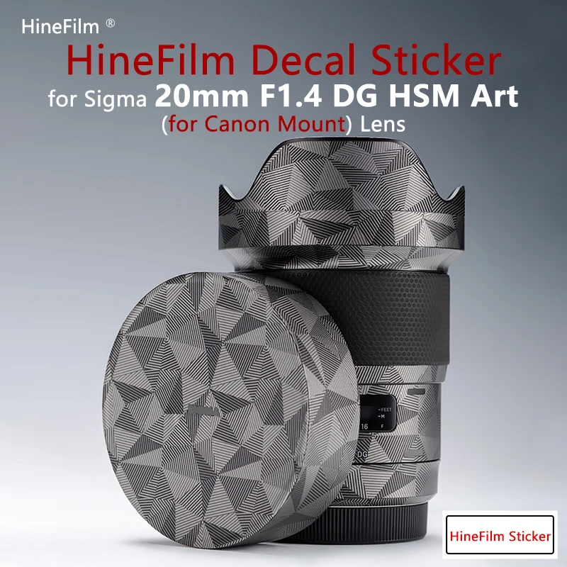 Sigma 20 F1.4 Ef Mount Lens Premium Decal Skin Per Sigma 20Mm F/1.4 Dg Hsm Art Lens Protector Film 20 F1.4 Adesivo Protettivo