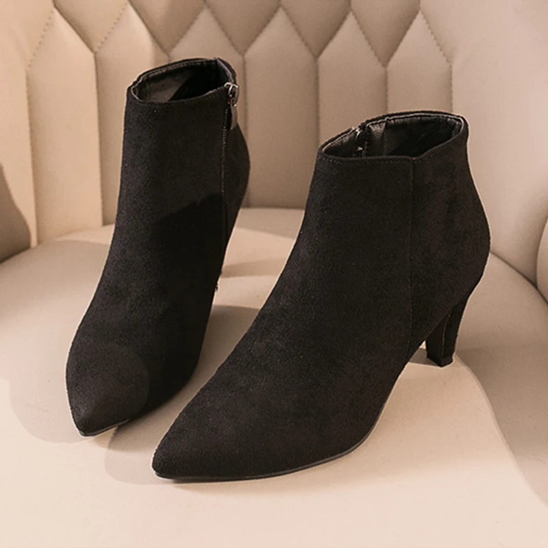 

Ботинки женские осенние ботильоны сексуальные на высоком каблуке 7 см леопардовые короткие зимние женские ботинки женская обувь для взрослых повседневная женская обувь