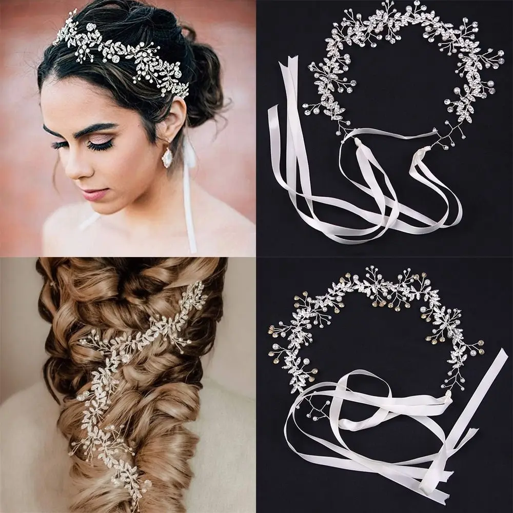 

Flower Headdress Women Headpiece Tiara Bridal Flower Hairband Bridal Headband Hair Jewelry Rhinestone Flower Headband
