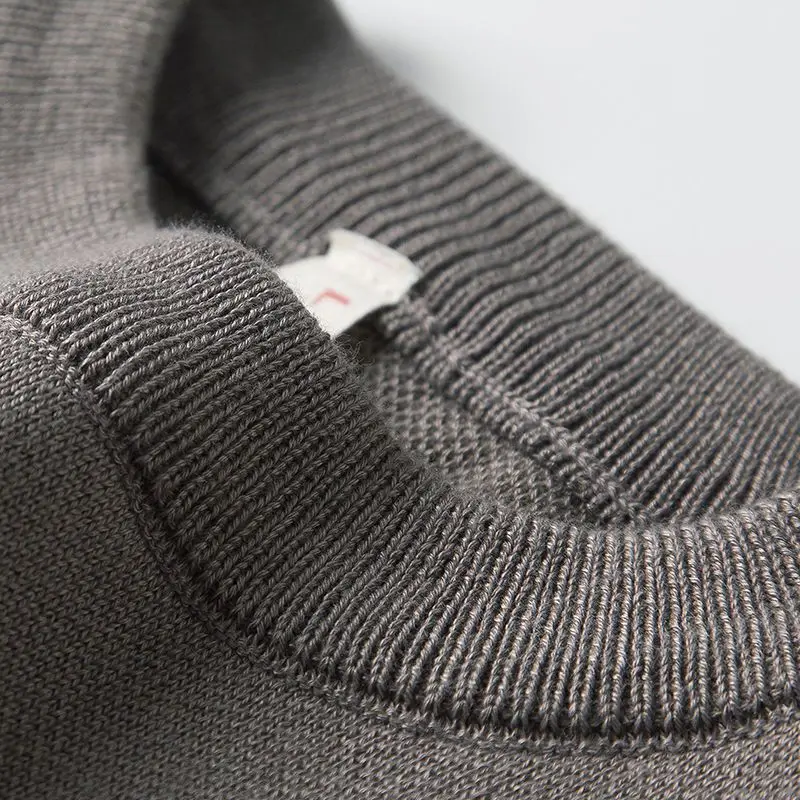 Men's Sweaters Pullover Causal Knitted Sweaters Crewneck Korean Fashion Clothing Men 2023 Streetwear Jumpers Men Top C196