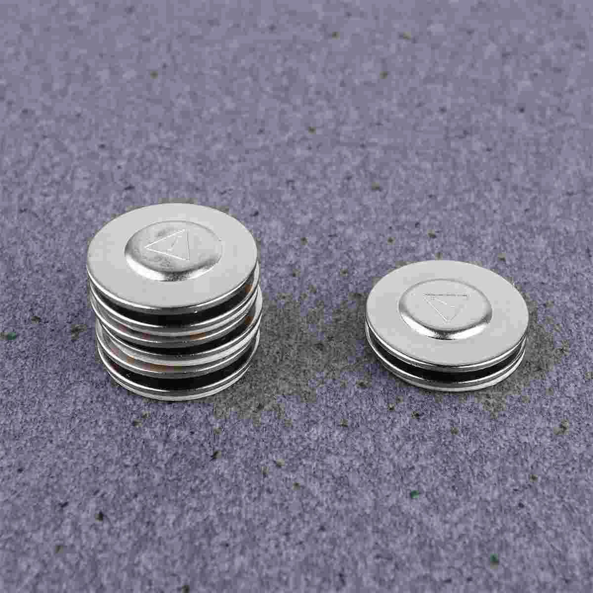 

24 Pcs Magnetic Snap Buttons Name Clothing Scarf Brooch Collar Pin Buckle Alloy