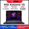 MSI Katana 15 Gaming Laptop 15.6 Inch QHD 165Hz IPS Screen Notebook i7-13620H 16GB 1TB RTX4060 Gaming Computer Win11 Netbook 1