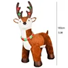 Inflatable Christmas Plush Reindeer Dolls Decoration 5.9ft LED Lights Blow Up Toy Xmas Outdoor Yard Decor for Home Holiday Party 6