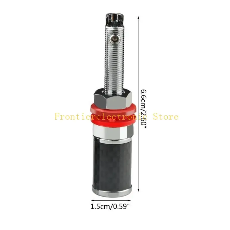 G8DB 팩 2pcs 바나나 플러그 소켓 커넥터 스피커 바인딩 포스트 앰프 로듐 도금 롱 타입 HIFI 스피커 터미널