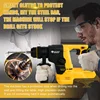 Electric Goddess  Brushless Electric Hammer Drill Multifunctional Rotary Cordless Rechargeable Power Tool For Dewalt 20V Battery 5