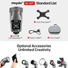 JINBEI H1 LED Camera Speedlite HSS TTL Round Head Flash Light 12W BI LED Photography 2 in 1 Fill Light For Canon Nikon Fuji Sony 2
