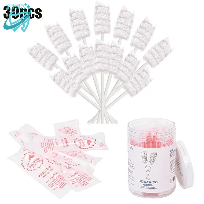

30Pcs Wegwerp Baby Tandenborstel Papier Staaf Handvat Tongreiniger Gaas Cleaner Onafhankelijke Pakket Tong Borstel Babyverzorgin