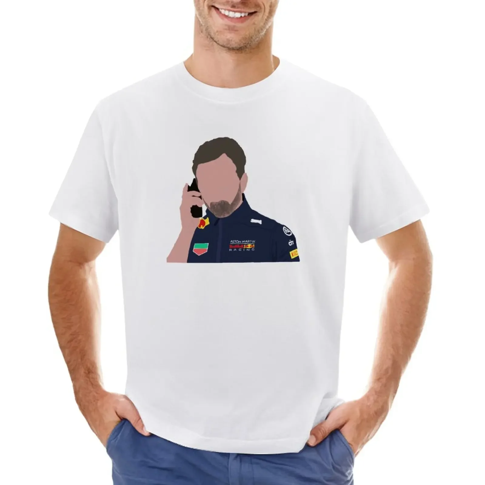 

Christian Horner T-Shirt quick drying Short sleeve tee anime Men's t-shirts
