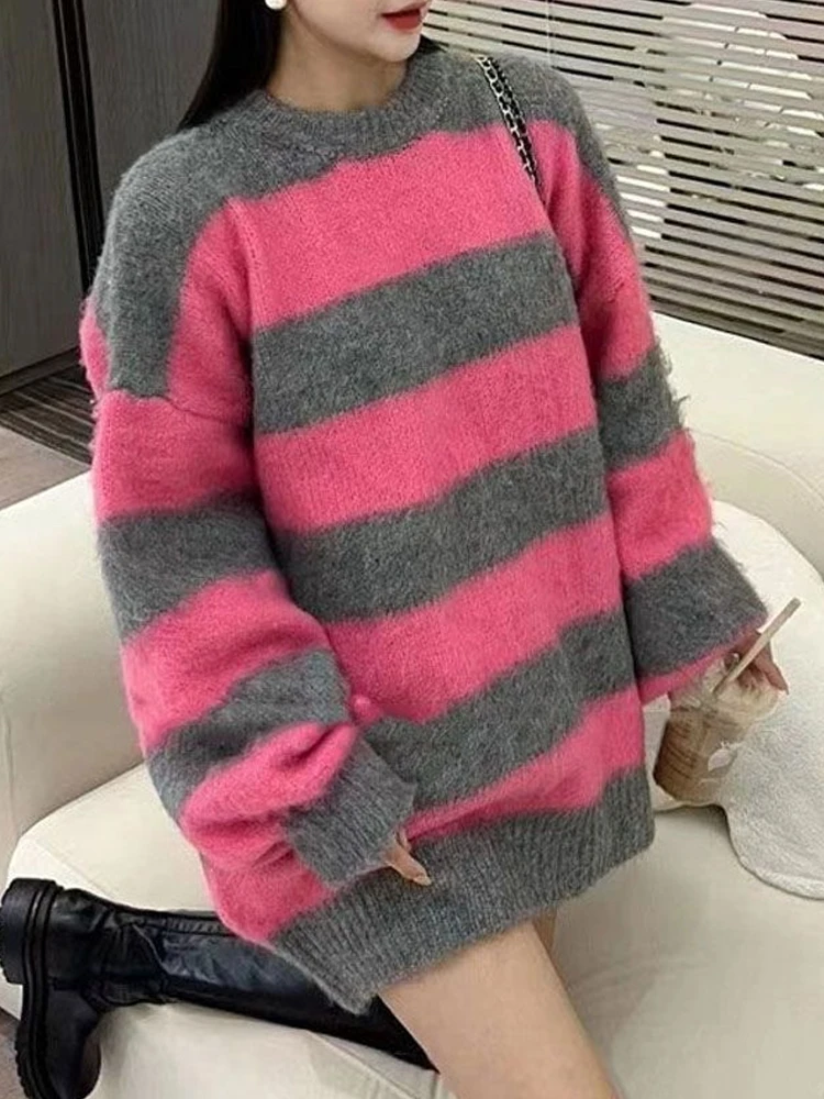 

Loose Sweater Soft Glutinous Pullover Casual Long Sleeve Top For Women Clothing Winter Women's Sweater Female Sweater Knitwear