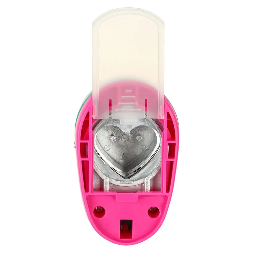 9-75mm Heart-shaped Embossing Device Hole Punch for Children's Educational Scrapbooking