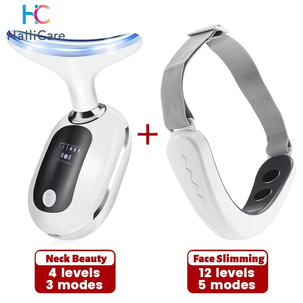 V Line Face Lift Massager Portable Facial Massage Device Rechargeable LED Display Facial Beauty Instrument 5 Modes facial massager,face slimming massager