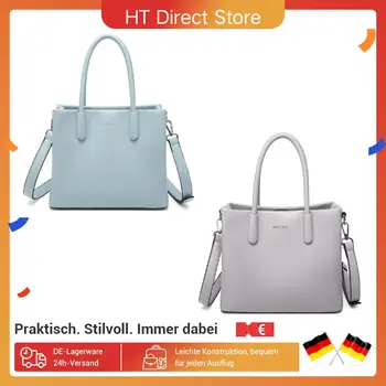 Miss Lulu 2-Piece Set Women handbag Elegant PU leather Medium Top Handle shoulder bag for Work & Leisure