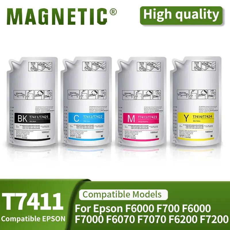 

T741X T7411 T7412 T7413 T7414 сублимационные чернила с чипом для Epson SureColor F9270 F9300 F9330 F9340 F9360 F9370 F7270