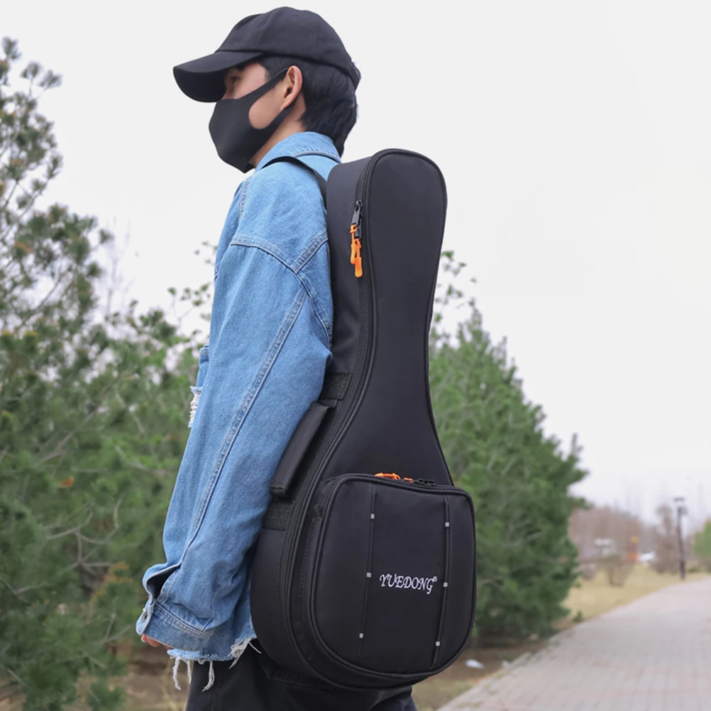 Portable Mandolin Bag Double Shoulder Adjustable Mandolin Storage Backpack Musical Instrument Carrying Bag Pouch Travel Handbag