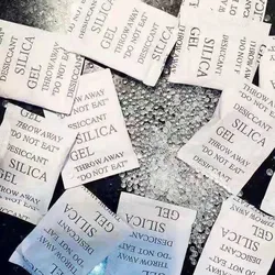 Silica Gel Moisture Absorber Bags - 100 Pack Non-Toxic Dehumidifying Solution - 500 (1)