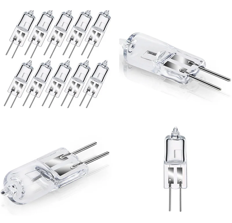 

10pcs 20X 12V 20W 35W G4 Halogen Bulb 12v 220V G4 Bulb G4 Halogen Bulb Warm White Bulb Lamp Beads Replacement Home Lighting