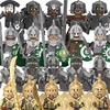 Military Building Blocks Solider Figures Movie Science Fiction Series Weapons Shield Knight Toys Gifts Medieval Mini Bricks MOC 1